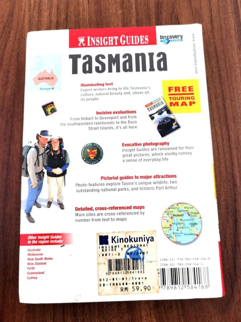 Tasmania Travel Information Guide History Map Book, Hobbies & Toys