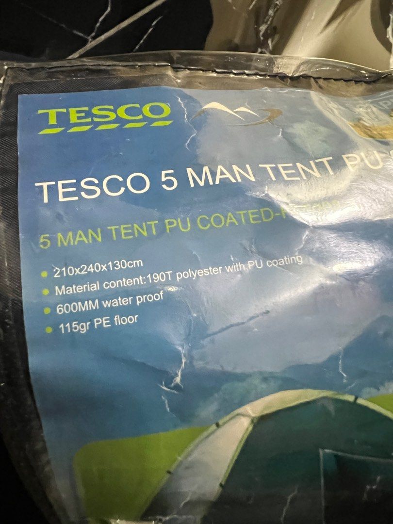 Tescos tents store