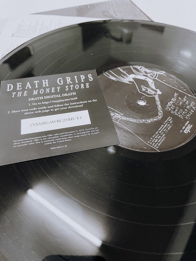 the money store by death grips 12” vinyl, Hobbies  Toys, Music  Media,  Vinyls on Carousell