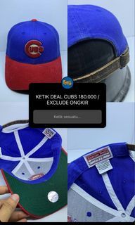 Topi MLB Baseball New Era American Needle Chicago Cubs Corduroy Visor