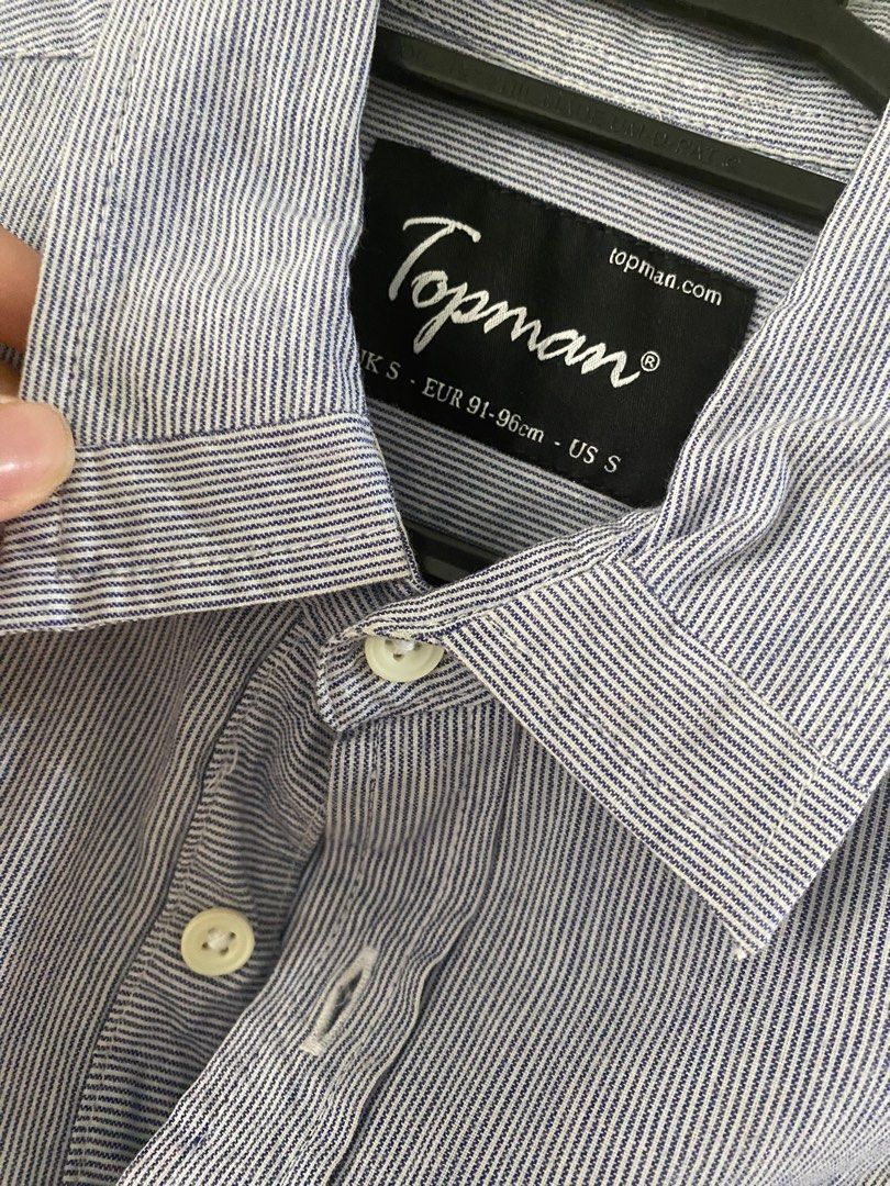 Topman Blue Striped Long Sleeve Polo (Category: Tshirts & Polo Shirts ) located in Manila. Submitted by noextraspace (Listing ID 1223275147, Image 2). Description: .