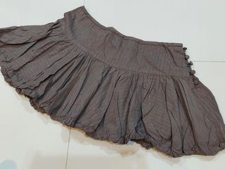 Topshop brown mini skirt Size 8