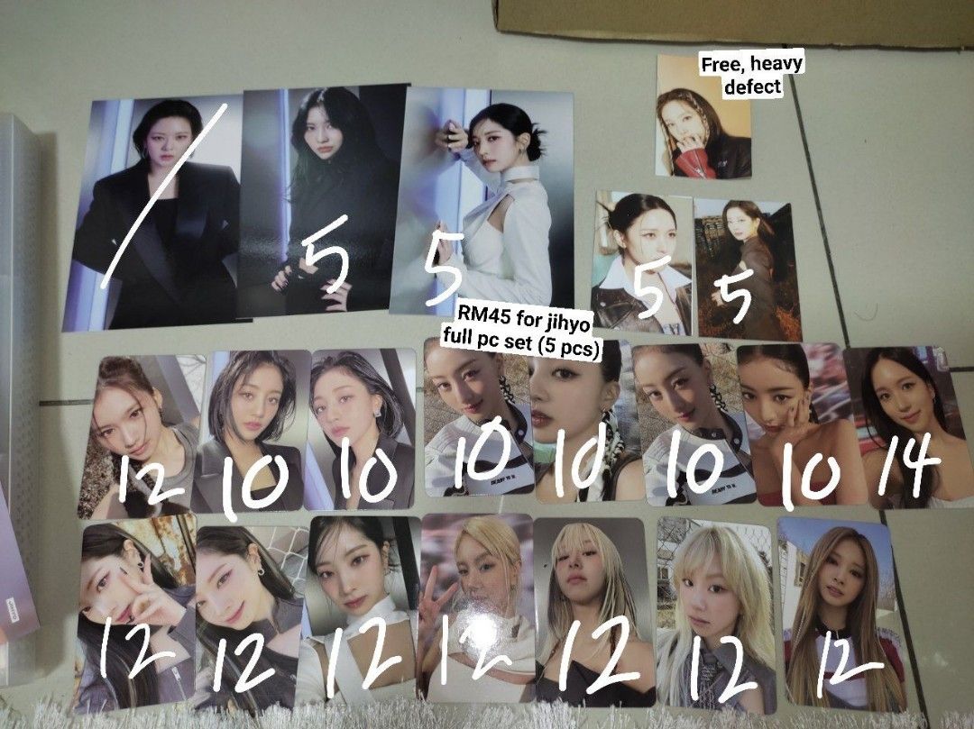 TWICE Official Ready To Be Set Me Free Photocards, Hobbies & Toys, Collectibles & Memorabilia, K