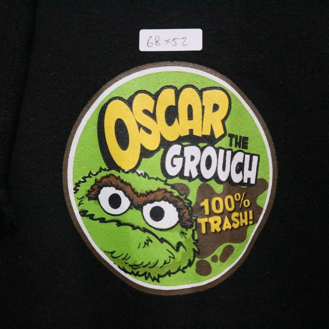 Felpa Sesame Street Felpa Con Cappuccio Sesame Street Oscar Il Brontolone - Zip, Manica Lunga, Unisex Felpa Cerniera Oscar Brontolone Sesame Street Bambino - Foto 9