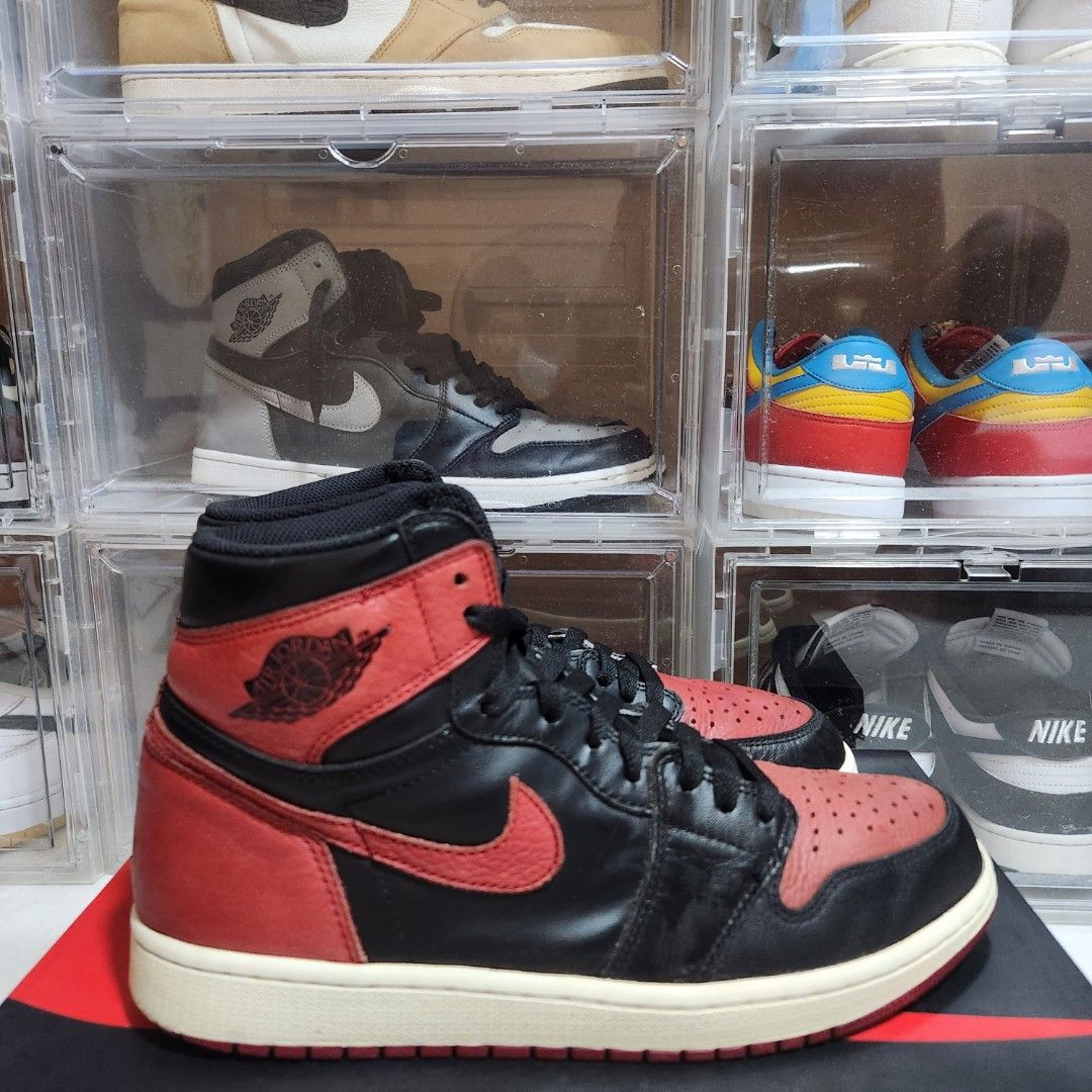 US10 Jordan 1 High Banned Bred 2016 WTT Jordan 1 3 4 5 6 Nike Dunk Adidas lost and found lnf reimagined sb