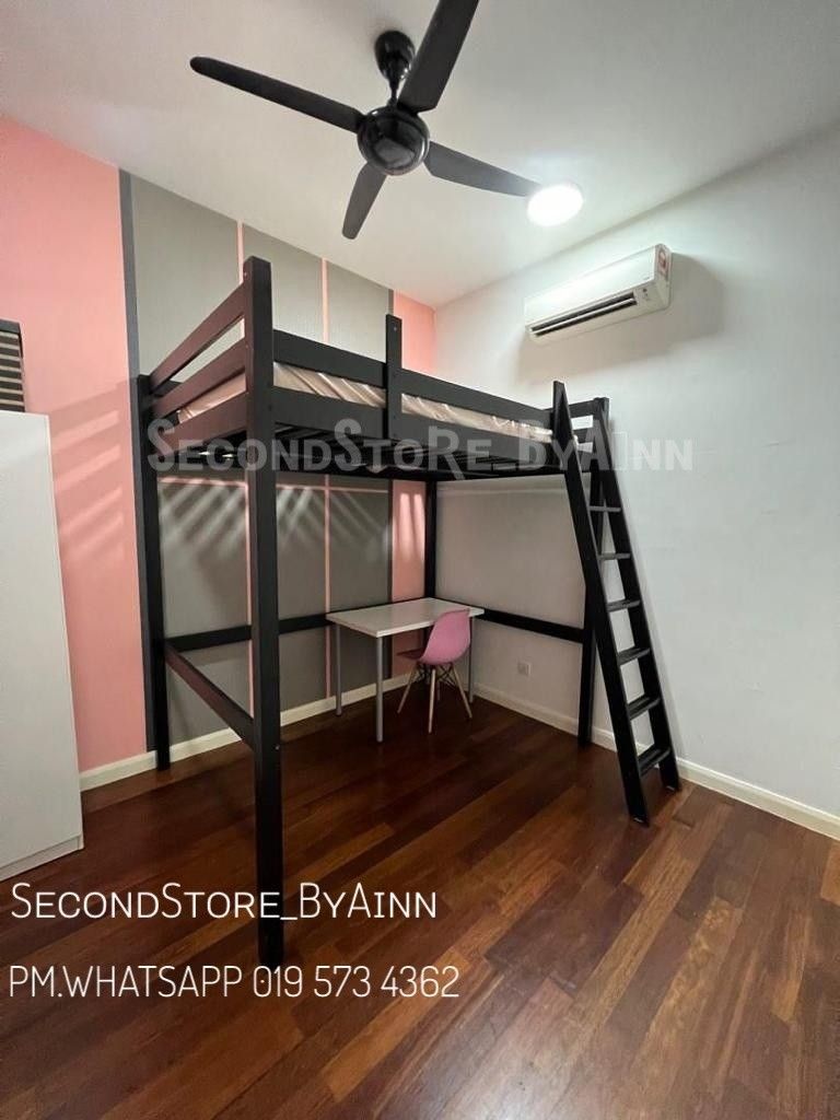 Used Ikea Loft Bed, Furniture & Home Living, Furniture, Bed Frames