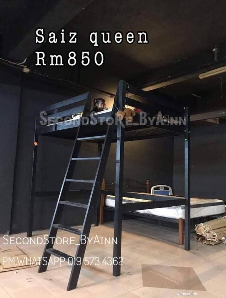 Used Ikea Loft Bed, Furniture & Home Living, Furniture, Bed Frames