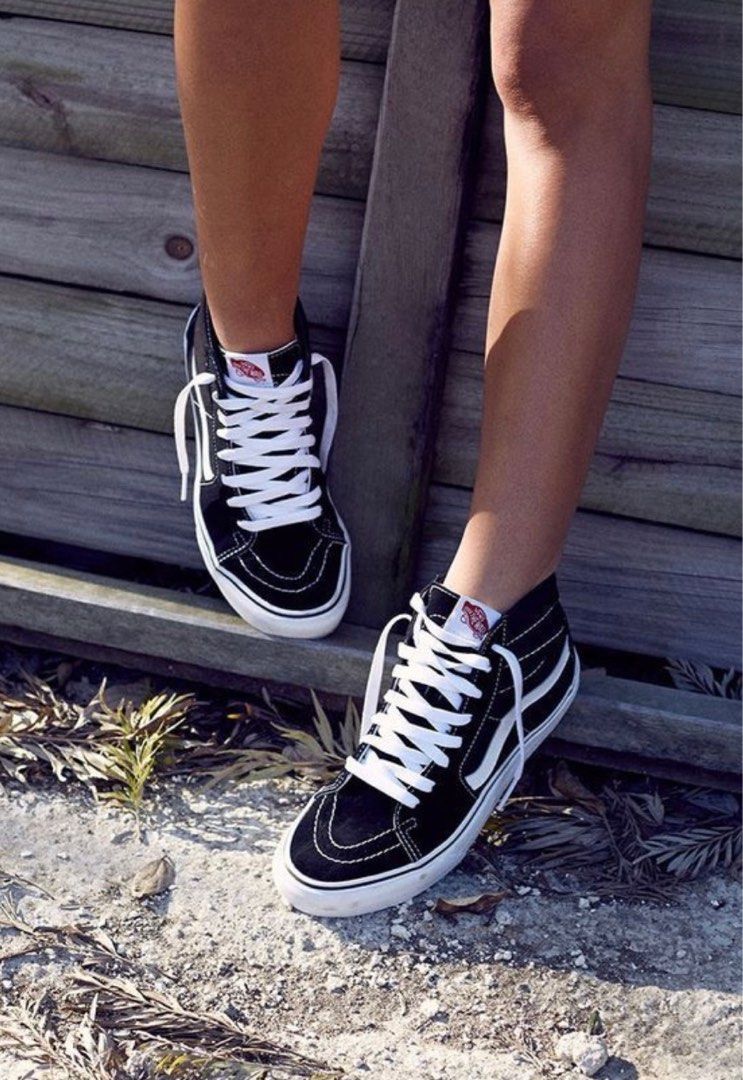 Vans old skool high on feet online