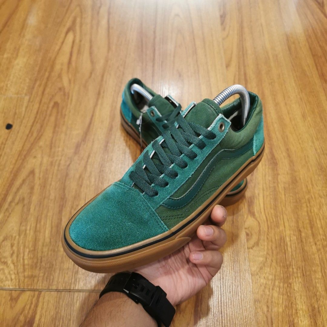 Vans Old Skool Green Gumsole Men s Fashion Footwear Sneakers on