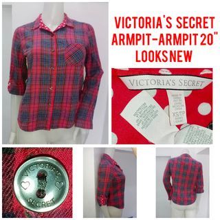 Victoria's Secret Plaid Longsleeves