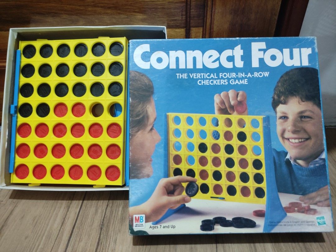 Vintage Connect Four Bingo Milton Bradley 1990 Hobbies And Toys Toys