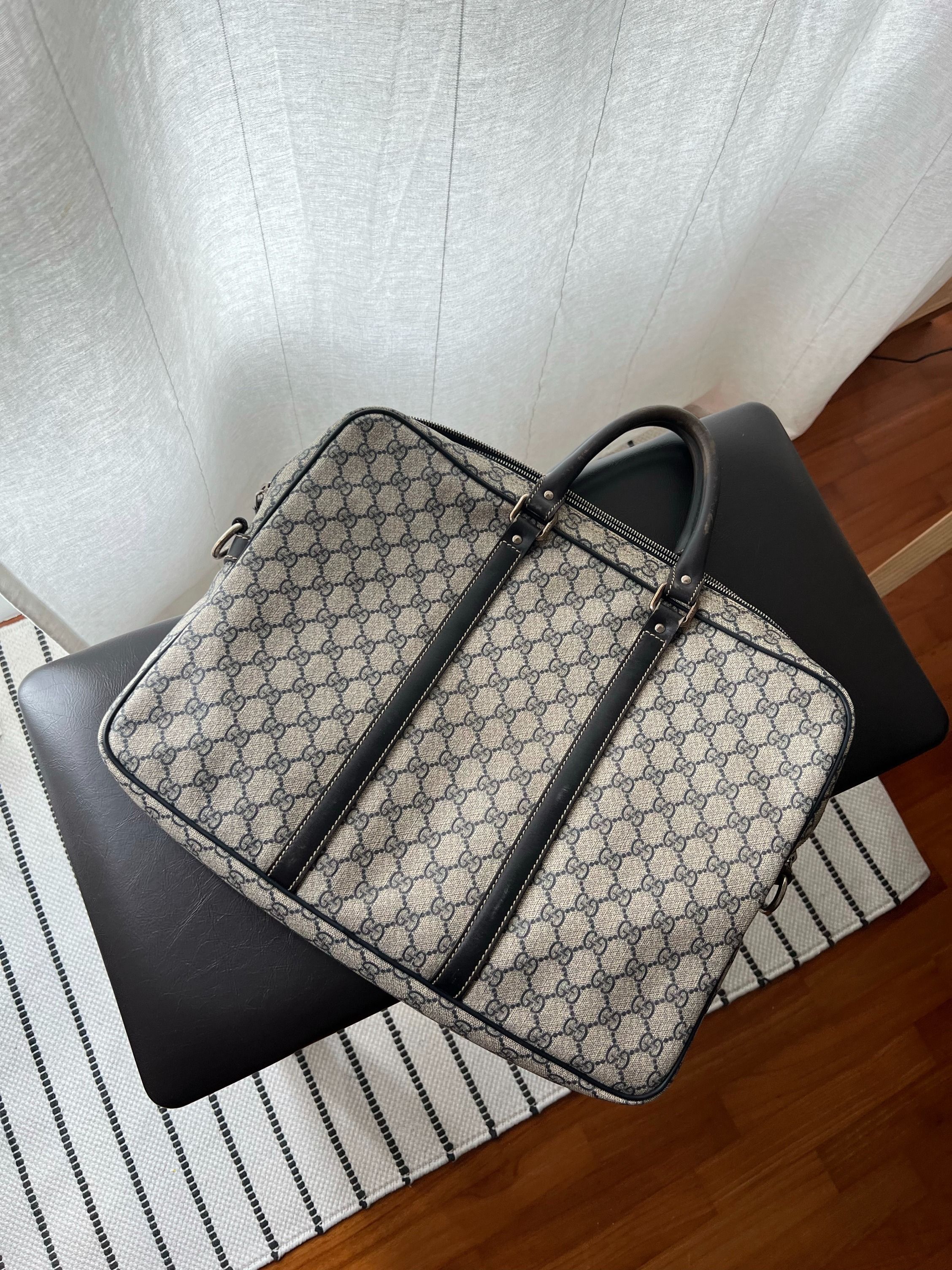 Vintage gucci briefcase bag discount