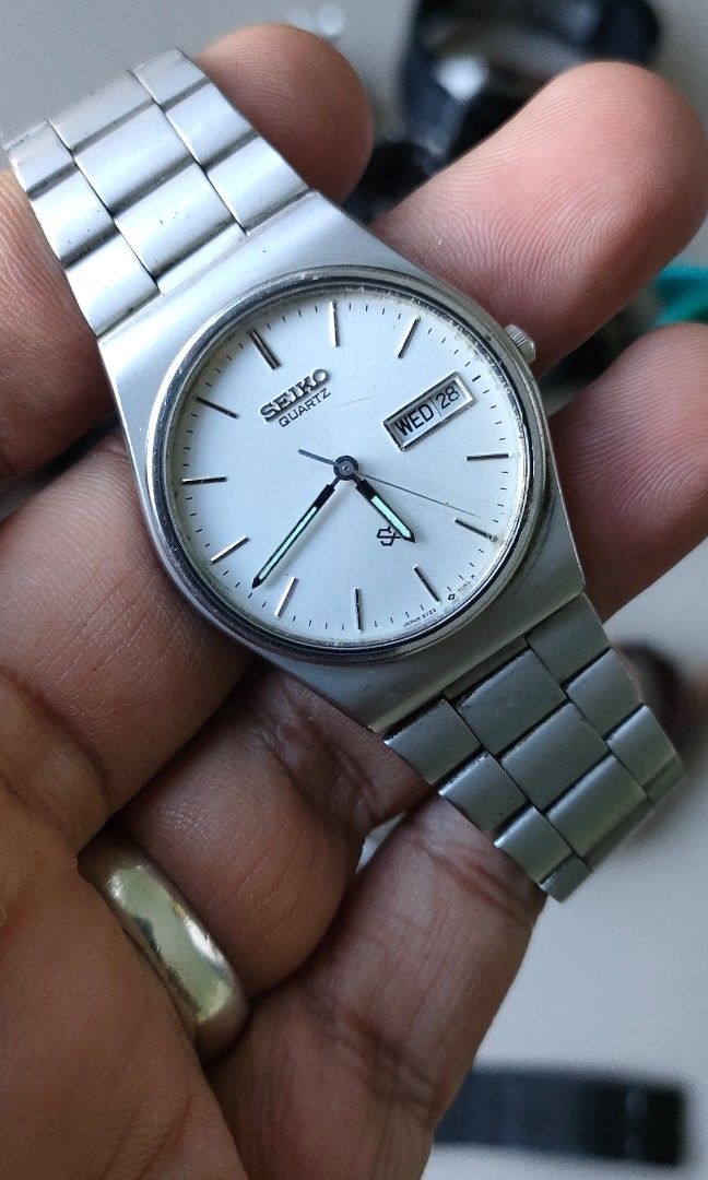 Vintage seiko sq men quartz watch, Men's Fashion, Watches & Accessories,  Watches on Carousell