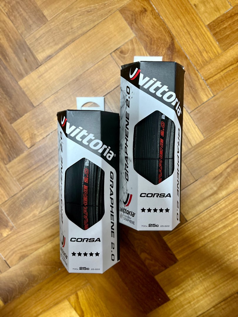 Road Bike Tires 700 X 25c Vittoria Corsa G2.0 Folding Clincher