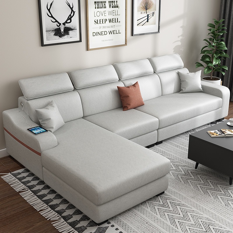 WADE Modern Faux Leather Sofa, Furniture & Home Living, Furniture