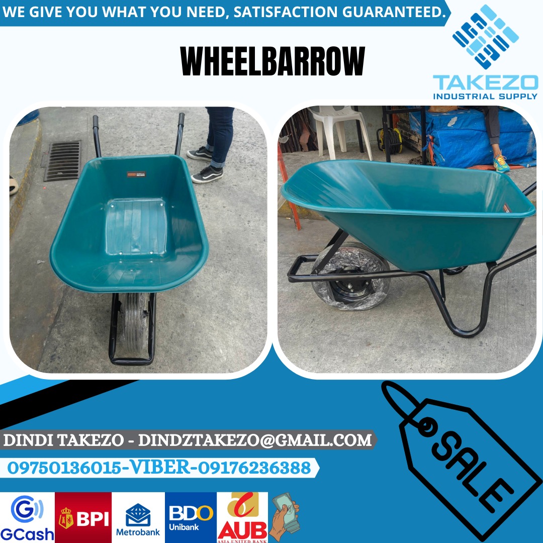 Wheelbarrow, Commercial & Industrial, Industrial Equipment on Carousell