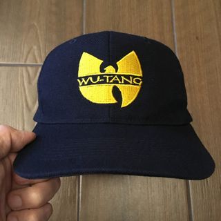 WU-WEAR Wu-Tang Logo Snapback Cap 1990s VINTAGE (wutang rap raptee rapper hip hop hiphop)