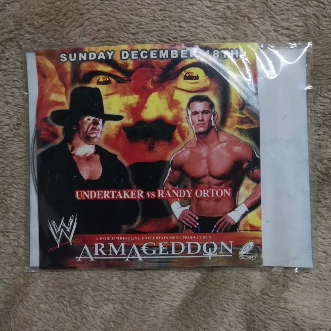 Wwe armageddon, Hobbies & Toys, Music & Media, CDs & DVDs on Carousell