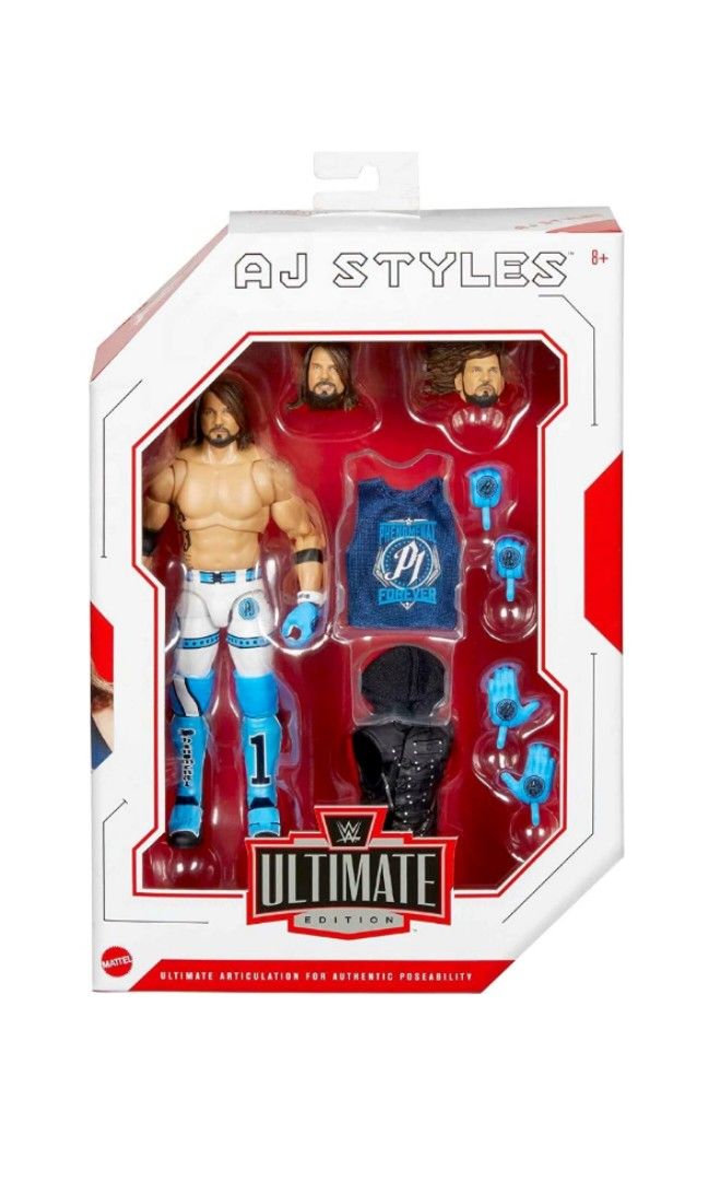 Collectionneur Wrestling Wwe Aj Styles Mattel Elite Collection Séries 56 Action Catch Figurine Wwe Ultimate Edition