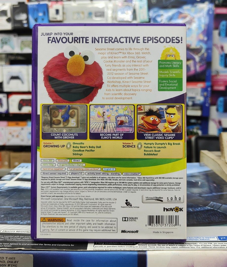 Kinect Sesame Street TV - Xbox 360 (Microsoft Xbox 360