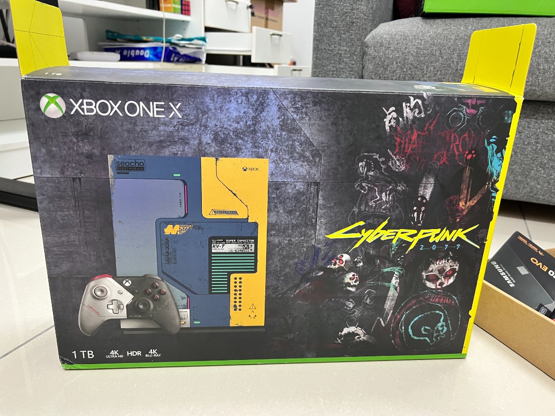 XBOX One X Cyberpunk 2077 Limited Edition (upgraded SSD + 1 game ...