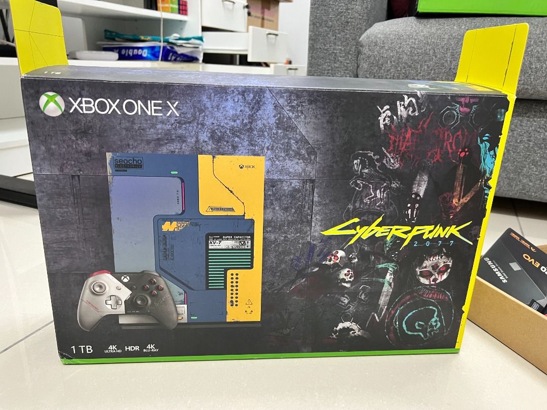 XBOX One X Cyberpunk 2077 Limited Edition (upgraded SSD + 1 game ...