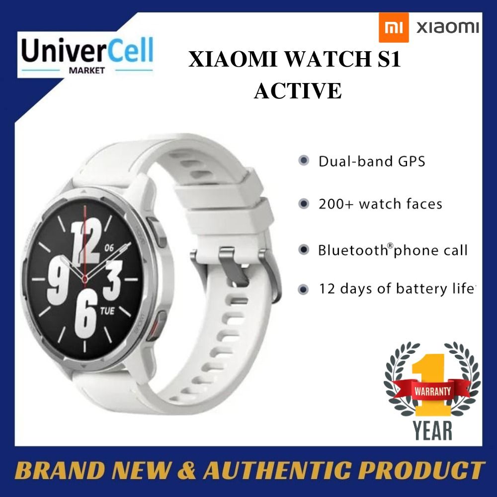 XIAOMI WATCH S1 ACTIVE SMART WATCH BRAND NEW WITH ONE YEAR