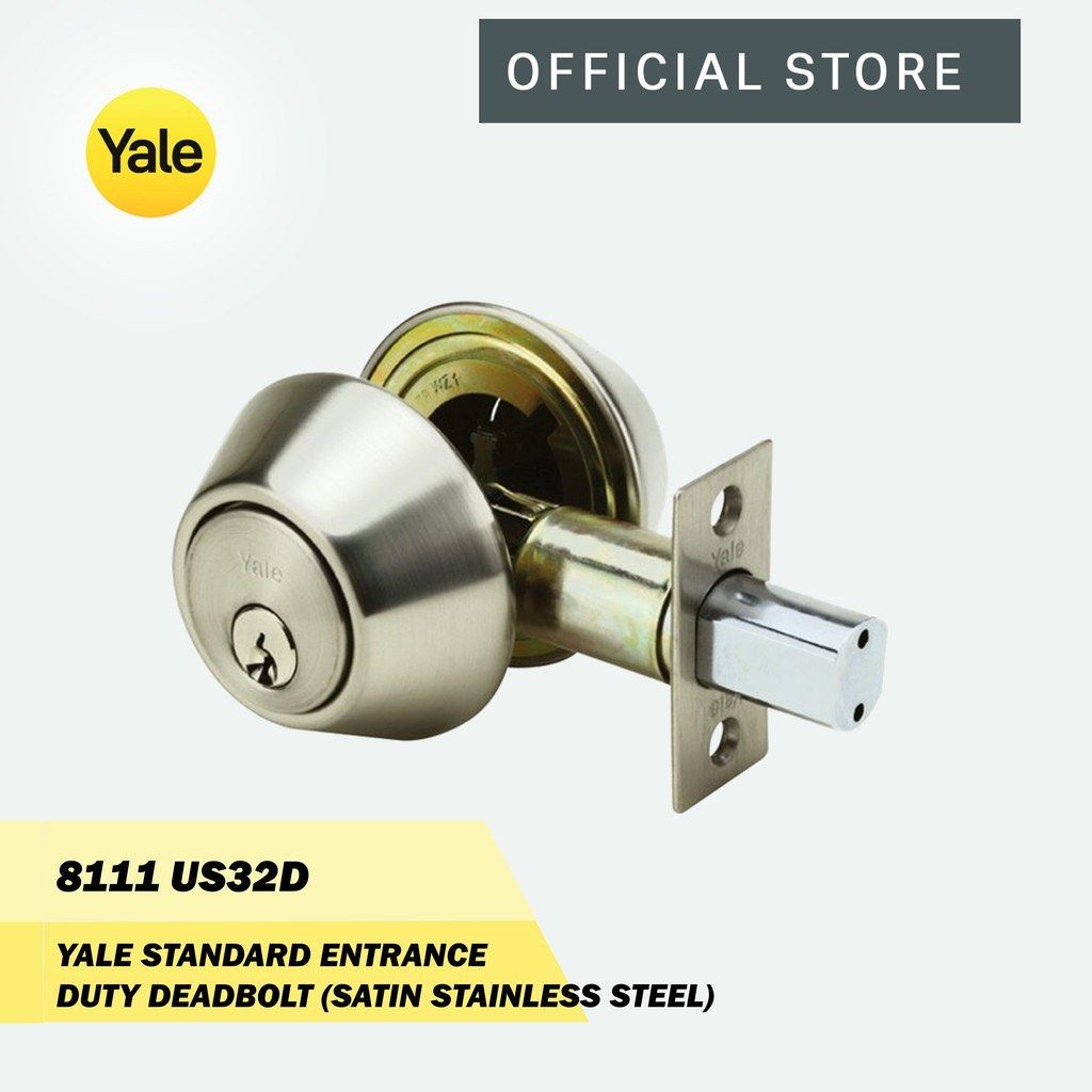 Yale single cylinder dead bolt / door lock , Furniture & Home Living