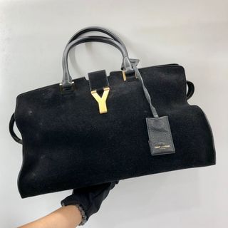 YSL 311208 CABAS SUEDE HAND BAG 237009512 :