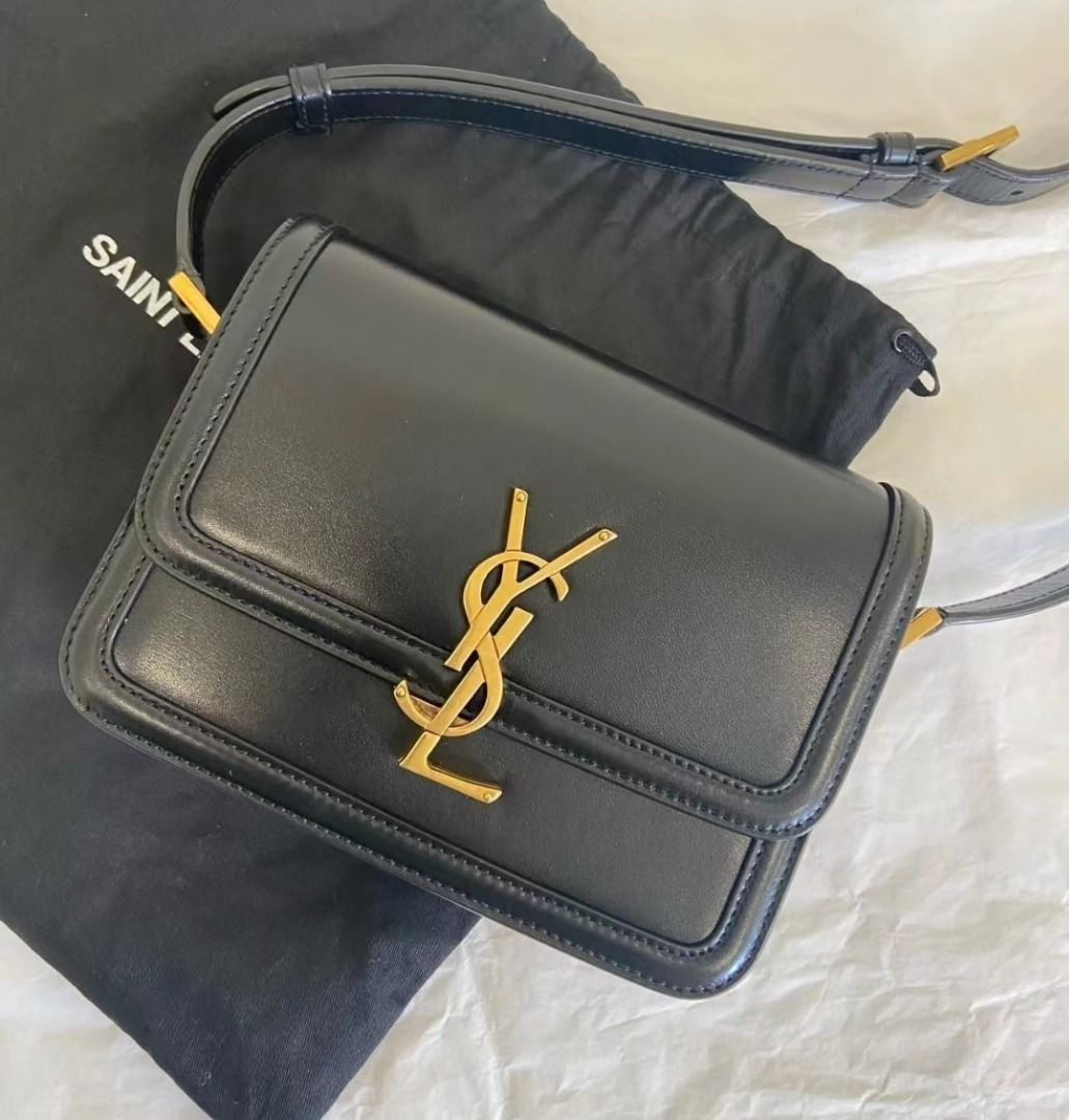 Solferino medium satchel in sale box saint laurent leather