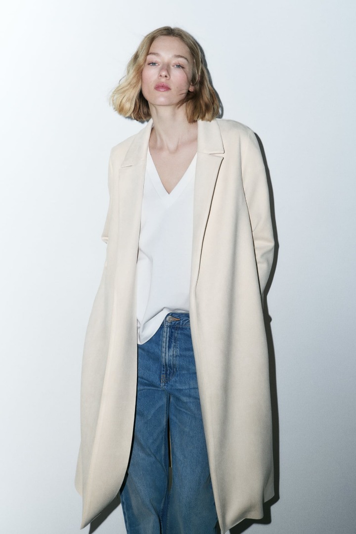 Boyfriend sales coat zara