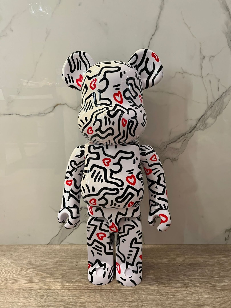 1000％🎈 BEARBRICK Keith Haring #8 1000%, 興趣及遊戲, 玩具& 遊戲類 