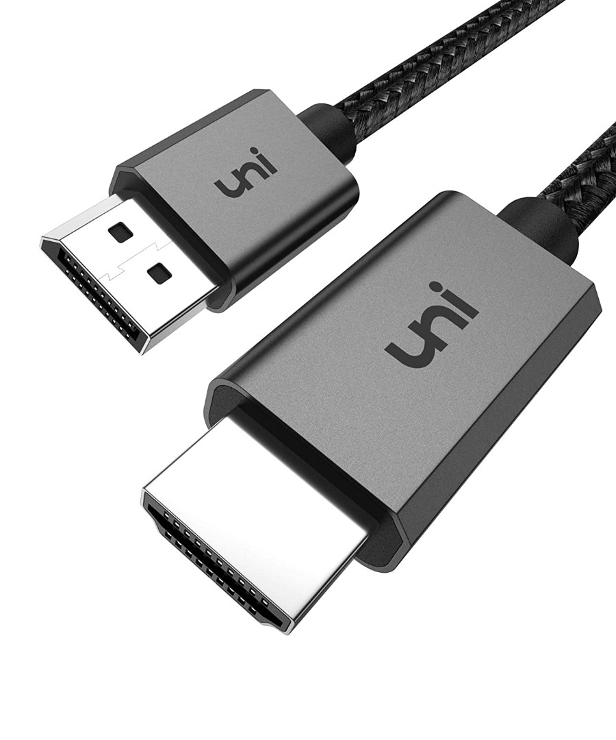 1015) 4K DISPLAYPORT TO HDMI CABLE FOR PC LAPTOP MONITOR 2M, UNI