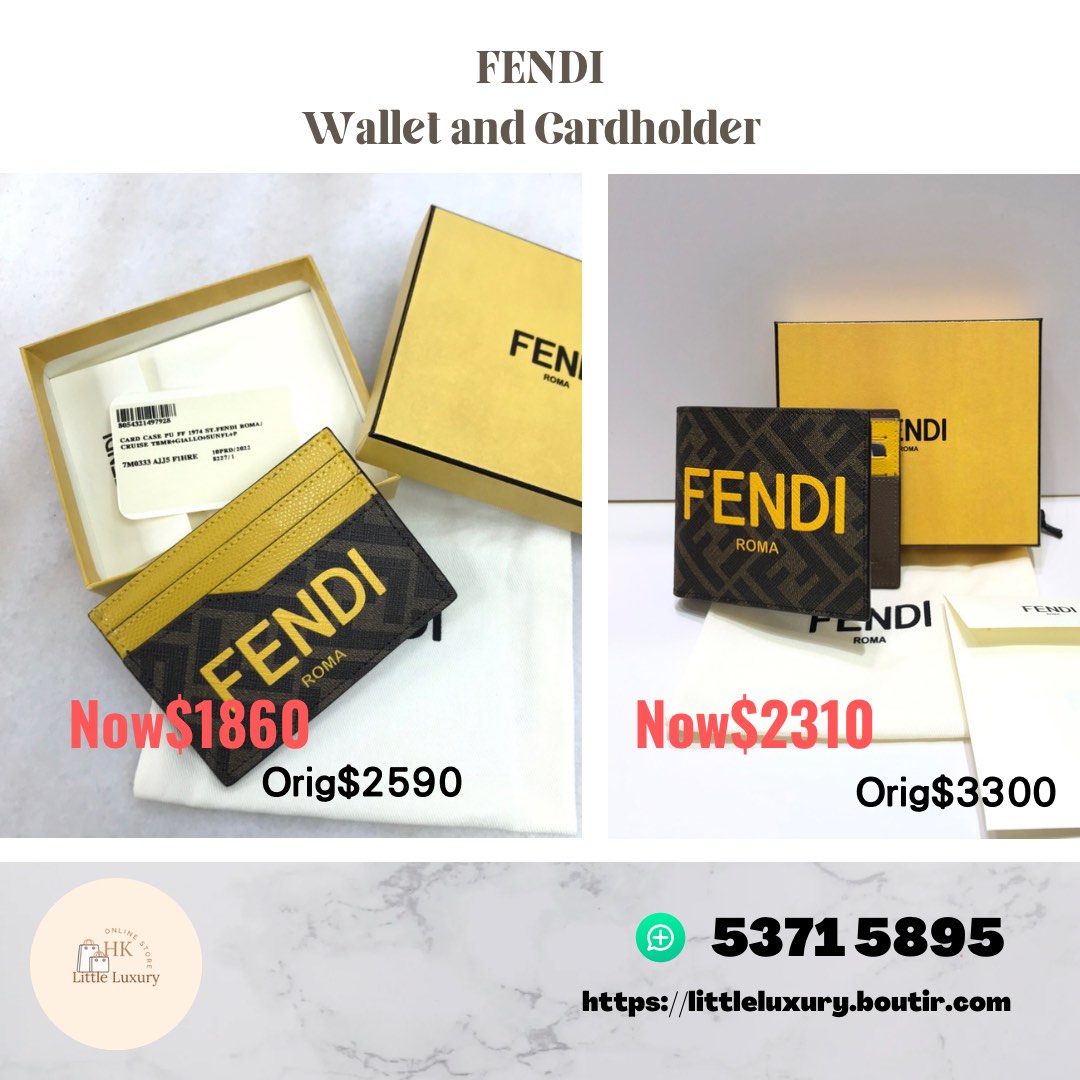 Fendi - Credit card holder for Man - Brown - 7M0333AJJ5F1HRE