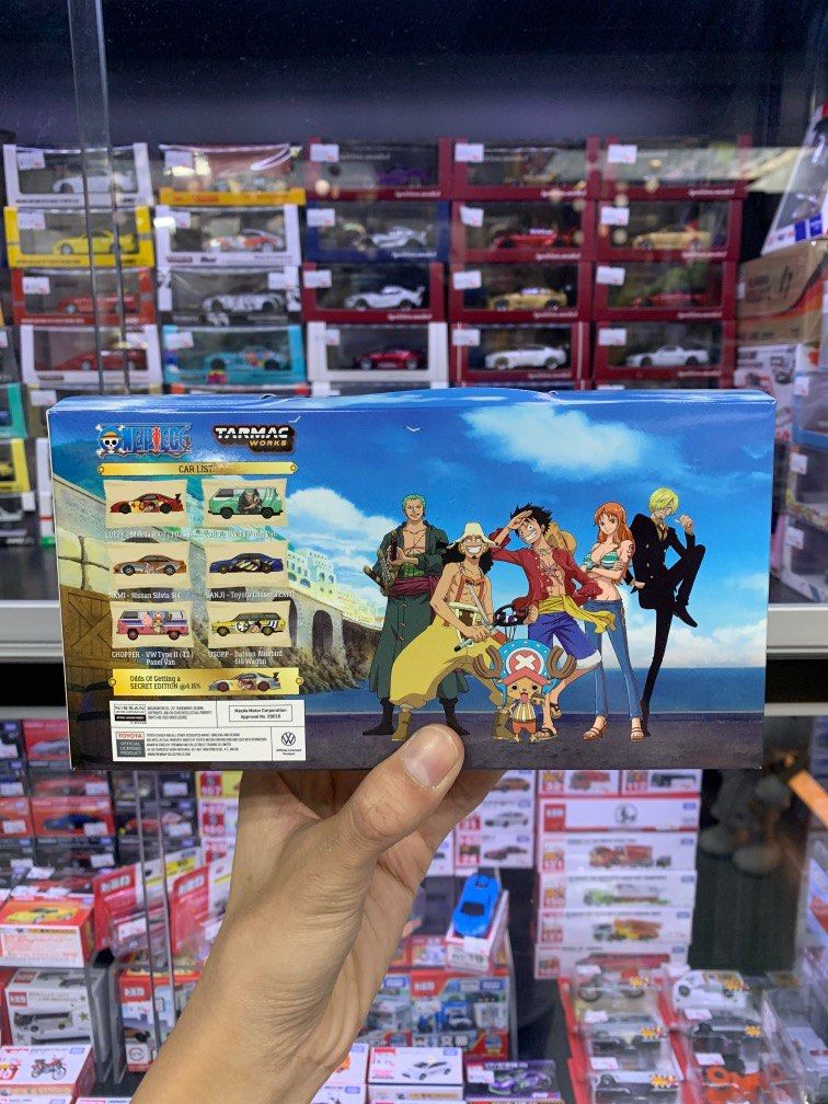 お得セット TARMACWORKS 1:64 ワンピース チェイサー サンジ ミニカー 