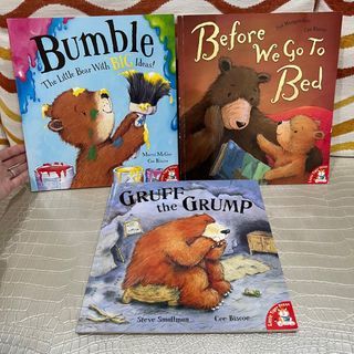 英國🇬🇧帶回 大本 bear系列 英文繪本 童書 三本合售