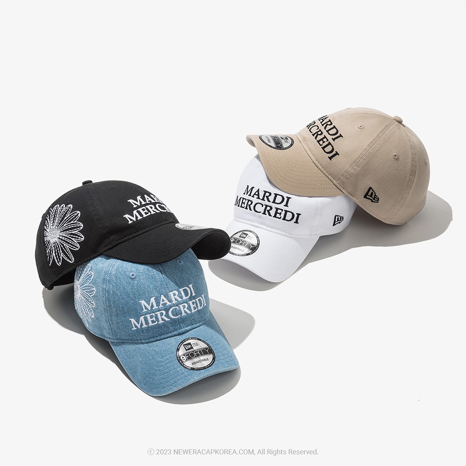 🇰🇷 New Era x Mardi Mercredi Cap 帽漁夫帽Cap帽, 女裝, 手錶及配件