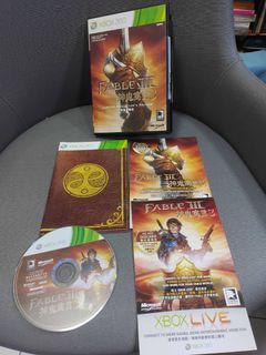 收藏絕版經典遊戲 XBOX 360 神鬼寓言3 fable lll 限量珍藏版 中英文合版
