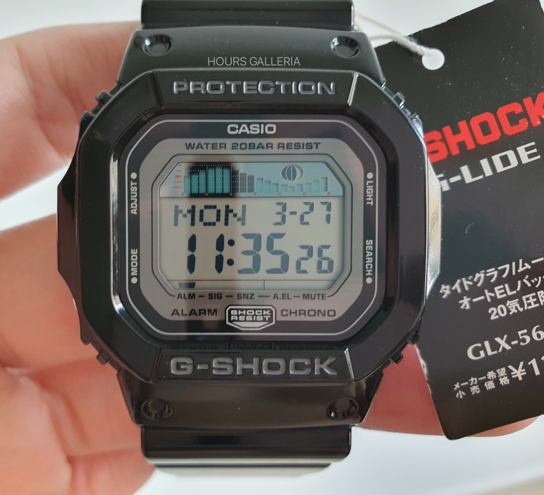 CASIO G-Shock GLX5600 JAPAN Gshock Lipan Bara Hitam, Men's Fashion ...