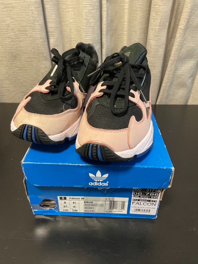 Adidas falcon noir rose discount