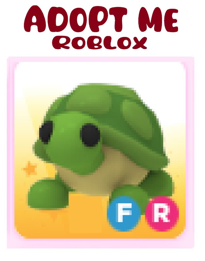 Adopt me roblox, fr turtle, Video Gaming, Gaming Accessories, InGame