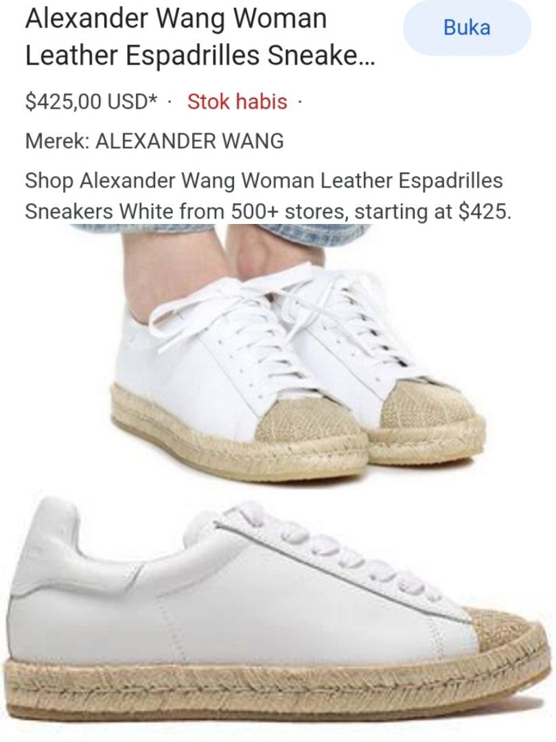 Alexander wang discount espadrille sneakers