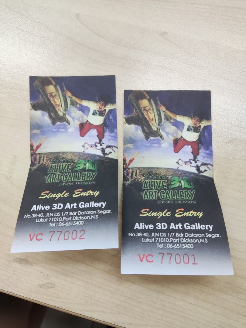 Alive 3D Art Gallery Ticket in Port Dickson, Tickets & Vouchers