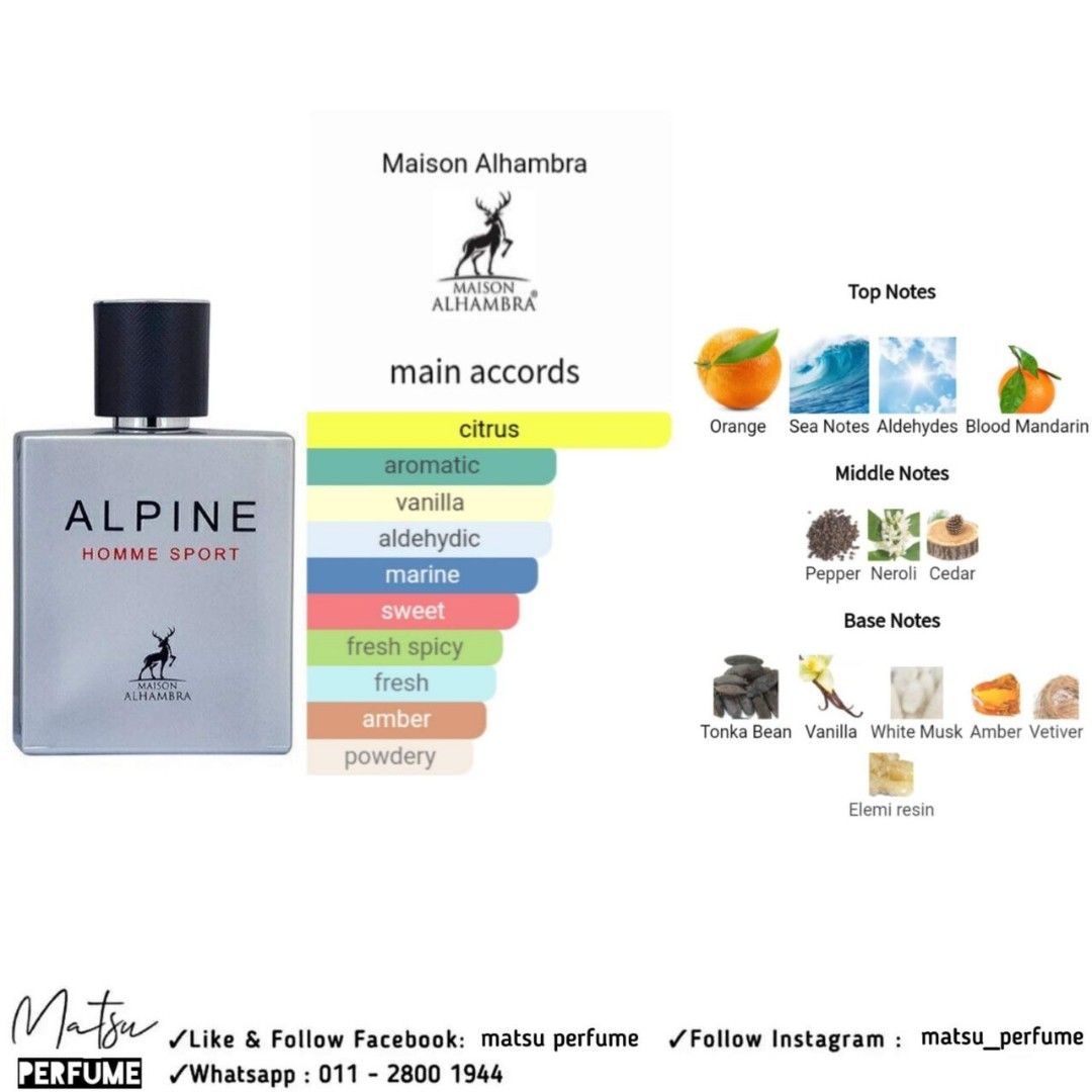 ALPINE, Beauty & Personal Care, Fragrance & Deodorants on Carousell