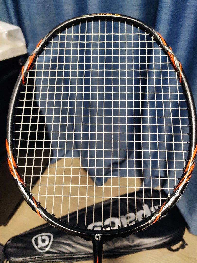 Apacs fly weight 73 badminton racket, Sports Equipment, Sports & Games ...