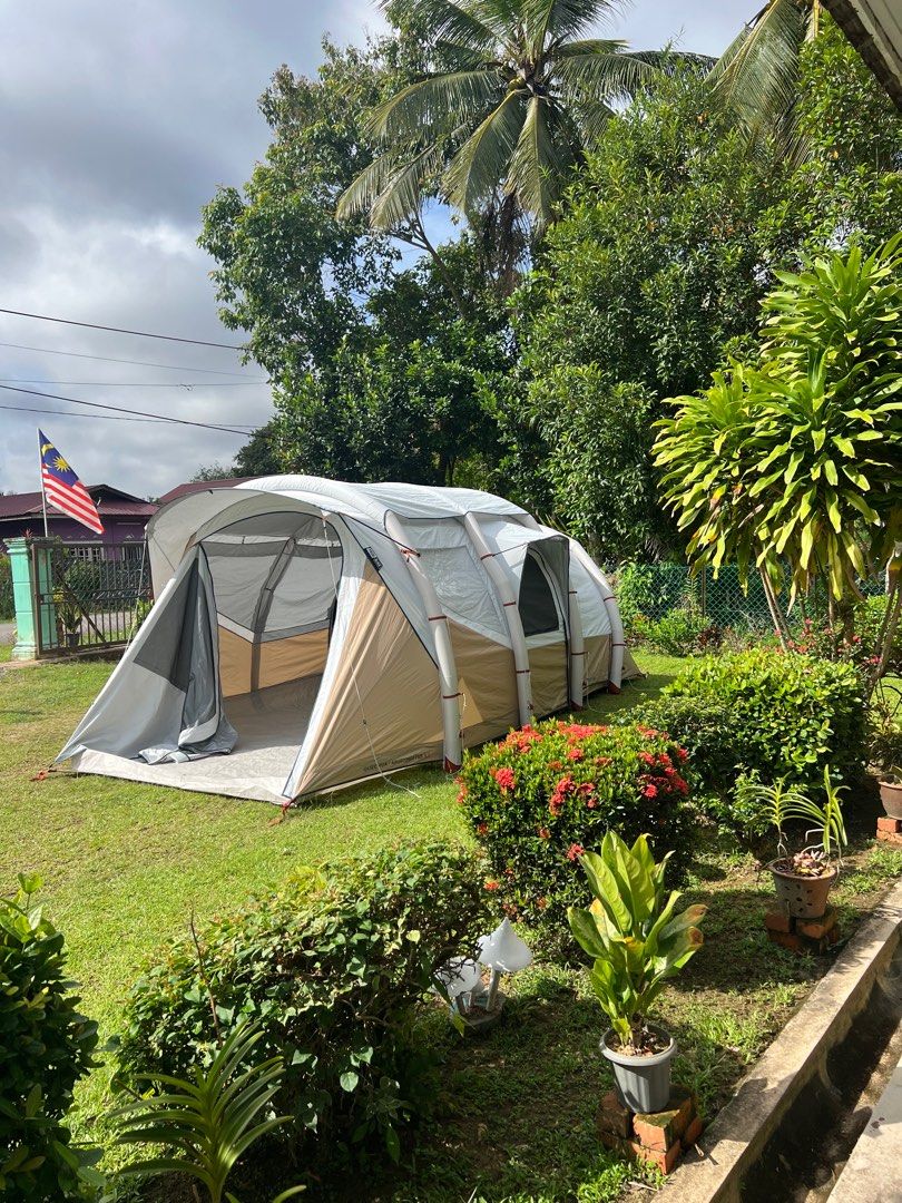 Arpenaz Tent Air Seconds 6.3 Fresh Black 6 person Sports