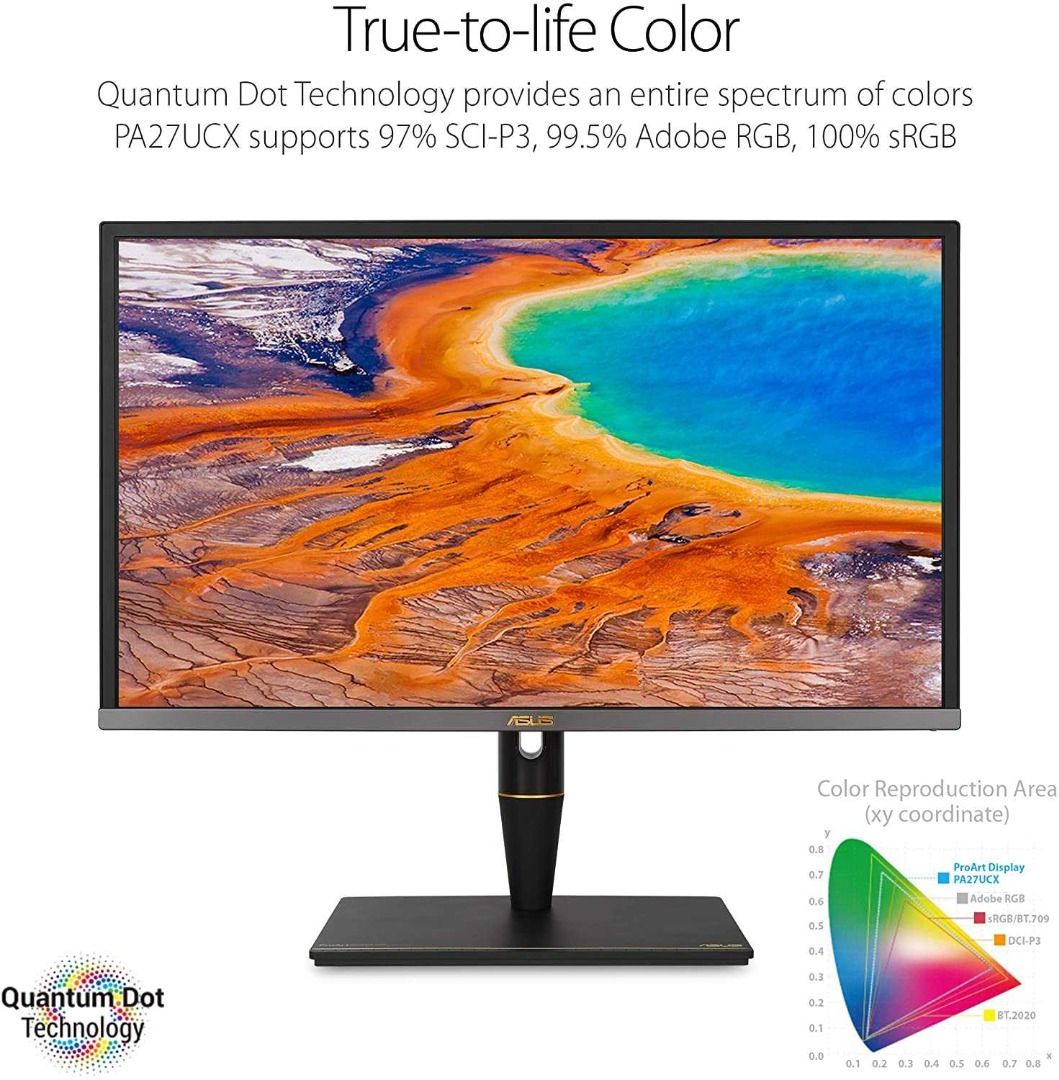 ASUS ProArt Display PA27UCX-K 4K HDR IPS Mini LED Professional Monitor ...