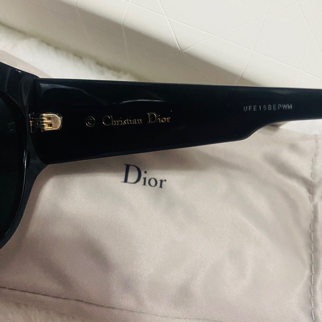 Christian Dior Lady Dior Studs 3 Sunglasses, Havana - LabelCentric