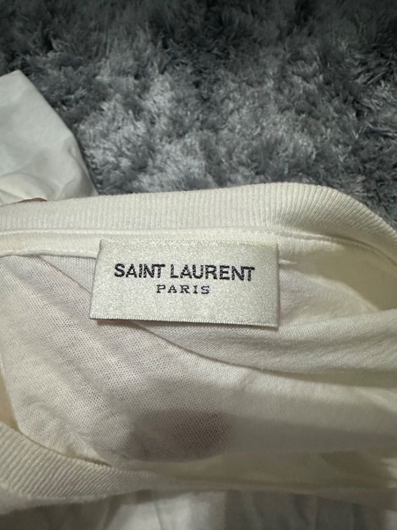 Shop Saint Laurent NEW ERA YSL MONOGRAM CAP (687687YCL369248) by