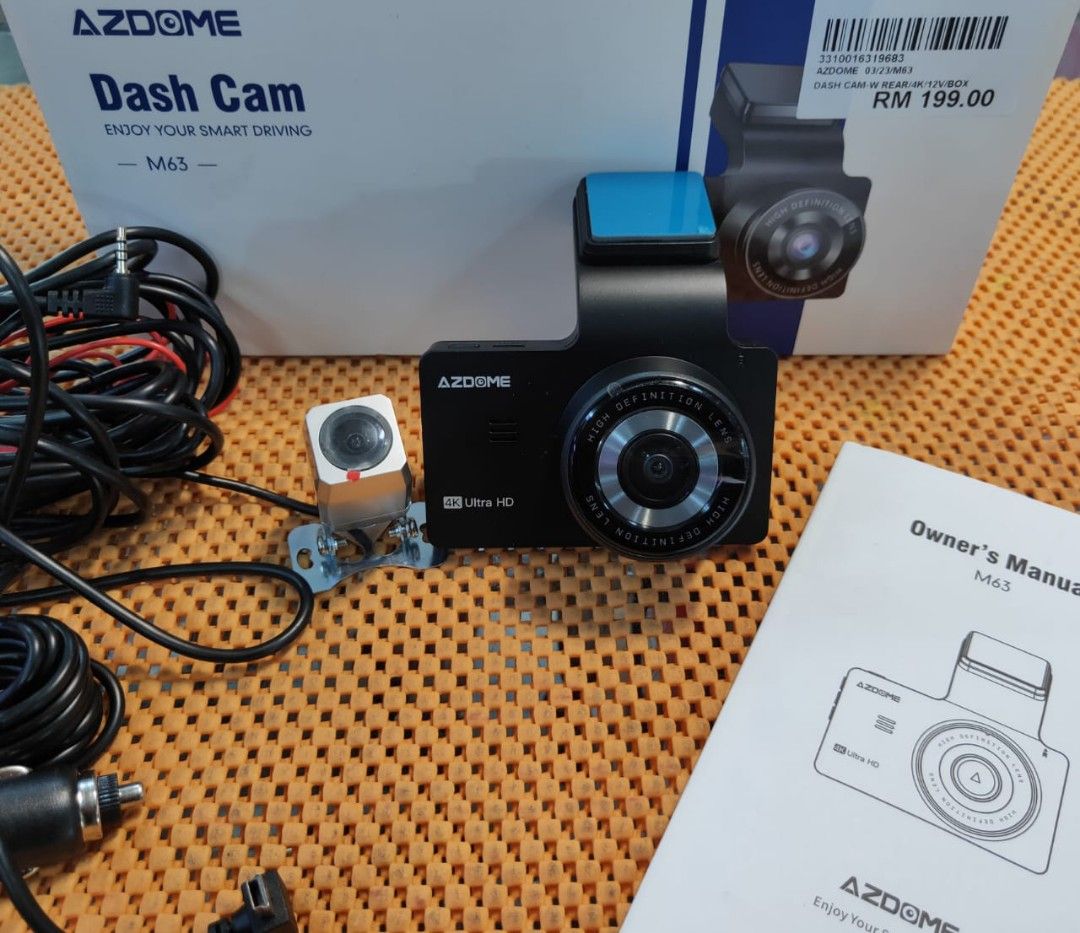 Jual Azdome Smart Car Dash Cam Dash Camera Mobil 4K DashCam - M63